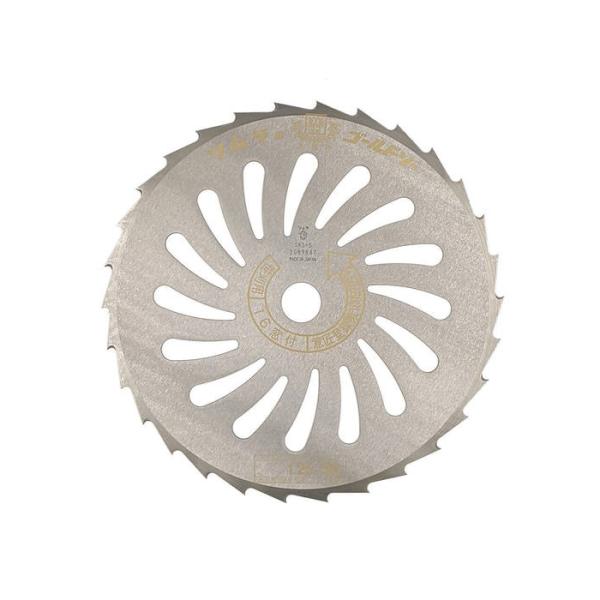 角鳩印 刈払機用 刈刃 刃数30/外径280mm/刃厚1.25mm/16窓付/笹刈刃 1枚価格 取寄...