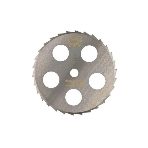 角鳩印 刈払機用 刈刃 刃数30/外径305mm/刃厚1.25mm/穴付/笹刈刃(磨) 1枚価格 ツ...