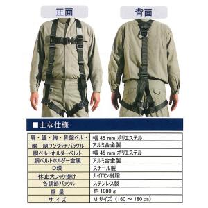 フルハーネスY型 Mサイズ(160-180cm...の詳細画像4