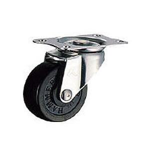 ゴムキャスターEシリーズ(ステンレス金具)自在式 車輪径50mm ハンマーキャスター 320E-R5...
