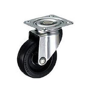 ゴムキャスターSシリーズ(ステンレス金具)自在式 車輪径150mm ハンマーキャスター 320S-R...