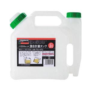 混合計量タンク 2L(1缶価格) トラスコ TO-KT2