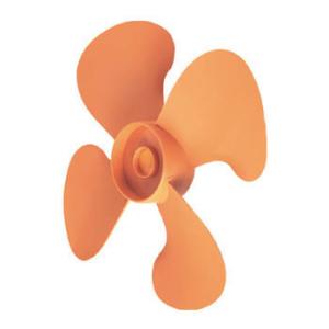 工場扇TF・TFZ用樹脂製ハネ穴径10mm トラスコ TF-45-10