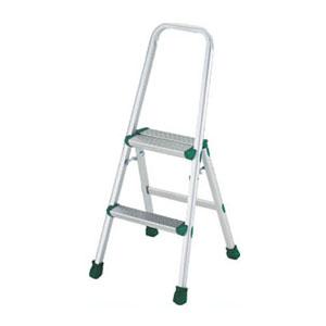 アルミ上枠付踏台2段(軽作業用・脚カバー付)(1台価格) トラスコ TAU-2