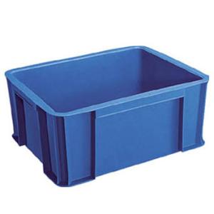 リサイクルコンテナ 外寸480×380×203mm ダークブルー トラスコ TRST28