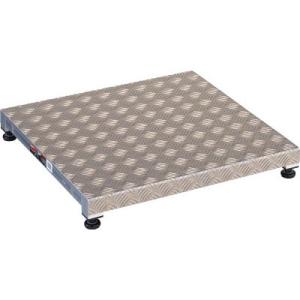 低床用アルミ製ステップ(縞板・耐水・耐油)600×600×90〜120mm トラスコ TFS-066...