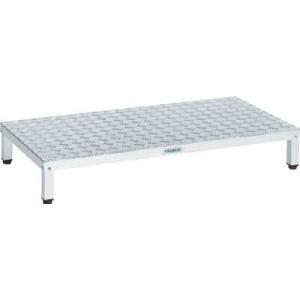 高床用アルミ製ステップ(縞板・耐水・耐油)1200×600×190〜220mm トラスコ TFSH-...