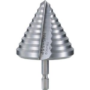 ステップドリル(2枚刃タイプ)10段 トラスコ NMS-55P