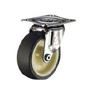 ナイロンホイールウレタンキャスター 自在式 車輪径32mm ハンマーキャスター 420G-UR32