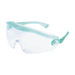 スワン JIS保護メガネ 一眼型 防じん性 クリア／グリーン 山本光学(株) SN730GRN
