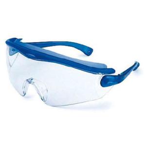 スワン JIS保護メガネ 一眼型 防じん性 クリア／ブルー 山本光学(株) SN730BL