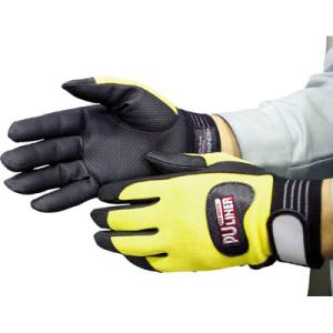 PUライナーアルファ イエロー LL 富士グローブ 0787