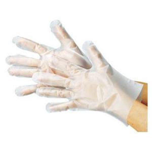 ポリエチレン手袋 内エンボス M(100枚入) 川西工業 2013M