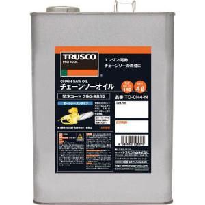 チェーンソーオイル 4L 褐色 トラスコ TO-CHN-4