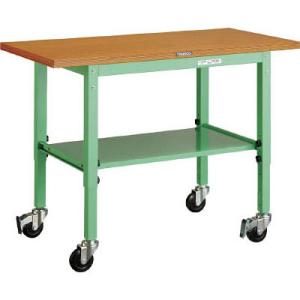 移動式作業台1200×600mm YG色 トラスコ UTVC-1260-YG