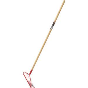 アメリカンレーキ 木柄 14本爪 トラスコ TA...の商品画像