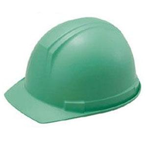 ABS製 前ひさし型ヘルメット グリーン タニザワ 0169-EZ-G2-J