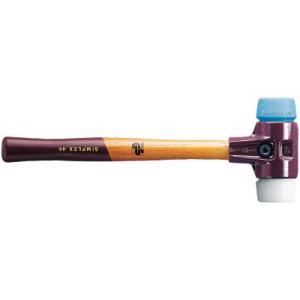 シンプレックスハンマー TPE(青)/ポリエチレン(白) 頭径50mm ※取寄品 HALDER（ハル...