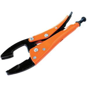 グリッププライヤー(溝付先端仕様) 190mm ※取寄品 GRIP-ON 12207