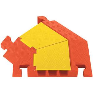 ラインバッカー ケーブルプロテクター 重量型 電線3本 右曲アダプター ※メーカー直送品 車上渡し品...