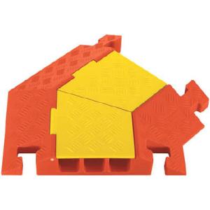 ラインバッカー ケーブルプロテクター 重量型 電線3本 左曲アダプター ※メーカー直送品 車上渡し品...