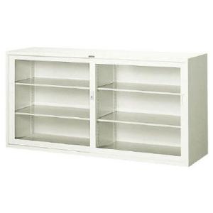 スタンダード書庫(ガラス戸引違タイプ)1760×515×880mm【代引不可・メーカー直送品 車上渡...