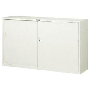 スチール戸引違書庫(シリンダー錠・棚板4枚)1500×400×880mm【代引不可・メーカー直送品 ...