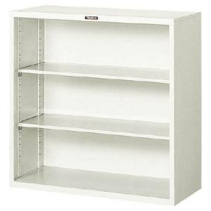 オープン書庫(棚板2枚)880×400×880mm【代引不可・メーカー直送品 車上渡し品】 トラスコ...