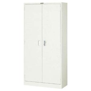 両開書庫(シリンダー錠・棚板4枚)880×380×1790mm【代引不可・メーカー直送品 車上渡し品...