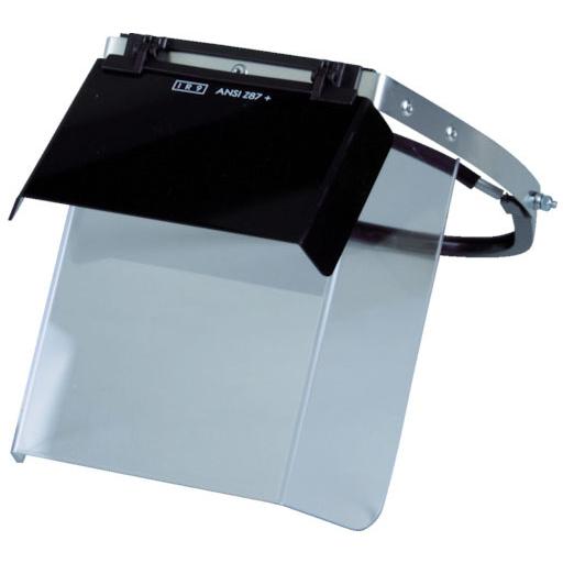 二重防災面 遮光・クリア ヘルメット取付タイプ 遮光度#9 ※取寄品 トラスコ TBM-603CW