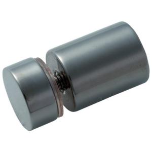 サインナット 平丸 径20×胴部高さ25mm 黒クロームメッキ 1個入 ※取寄品 トラスコ SN-A...