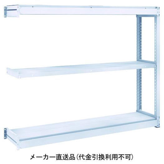TUG型軽中量ボルトレス棚 200kg 連結型 1460×300×H1200 3段 トラスコ TUG...