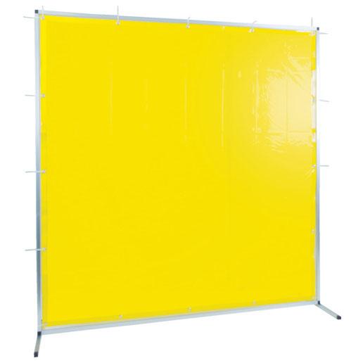 溶接用遮光フェンス アルミ製 W2000×H1500 イエロー ※取寄品 トラスコ TYAF-201...