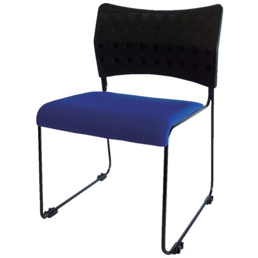 スタッキングチェア ブルー ※取寄品 トラスコ TSMC-2N-B