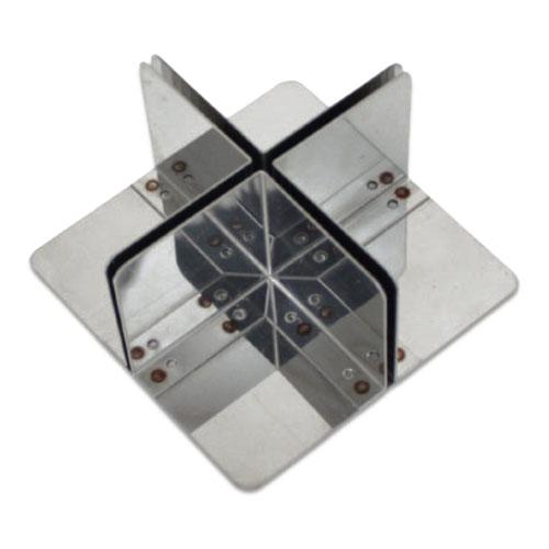 ステンレス仕切りスタンド十文字型 取寄品 土牛産業 03812