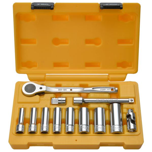 サーフェイスディープソケットレンチセット 差込角9.5mm 取寄品 TOP DWS-308RS