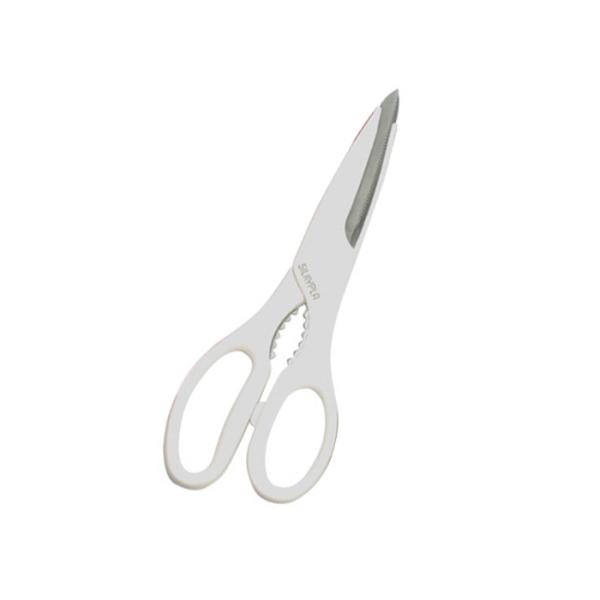 関の刃物 ステンレスはさみ Silky キッチンプラ ホワイト 取寄品 丸章工業 KSP-220
