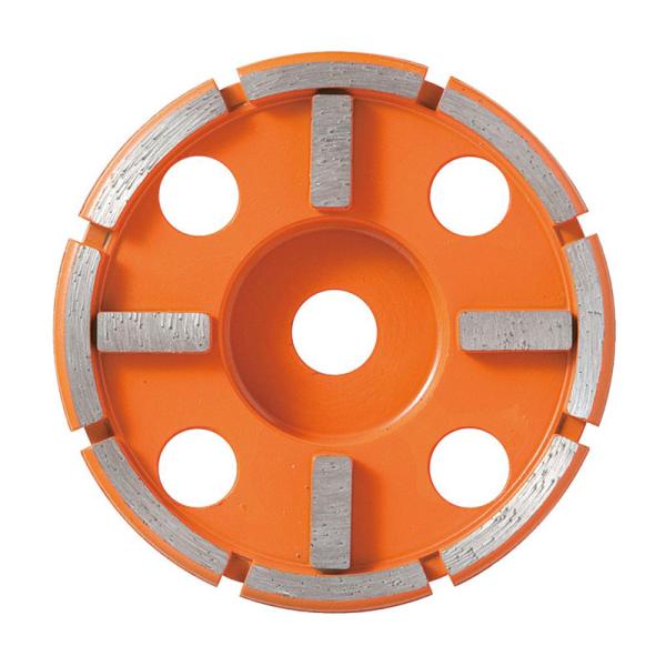 研削達人 十文字ドライカップ(R型) 100x4.5x15 取寄品 ナニワ研磨工業 NP5713