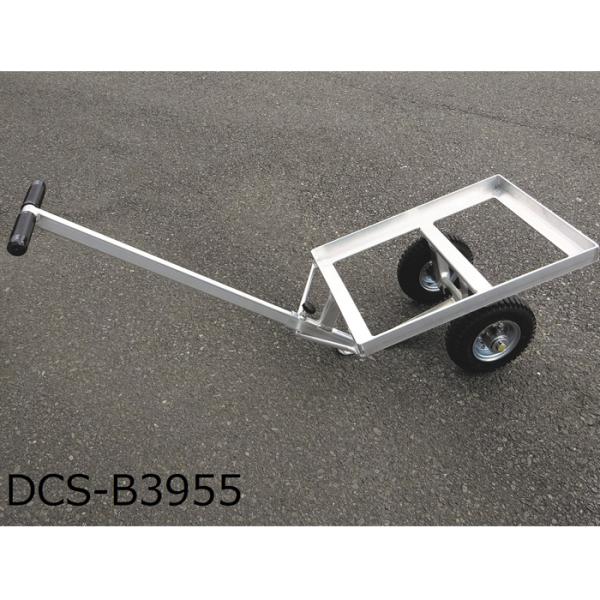 片手運搬車 荷台内寸382x542mm 車幅390mm メーカー直送 ナガノ DCS-B3955