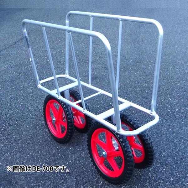 花収穫台車 お花ちゃん 荷台サイズ1100x1000x450mm メーカー直送 ナガノ DE-100...