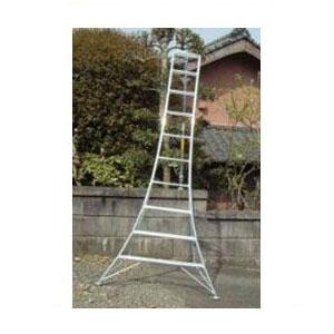 アルミ三脚 支柱首振り型 傾斜地用 段数13 高さ4.06m 受注生産 メーカー直送 ナガノ NSU...