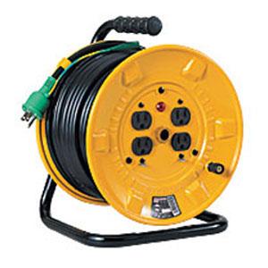 標準型電工ドラム 100V(屋内型) アース付 30m 取寄品 日動 NNP-E34
