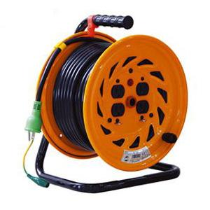 標準型電工ドラム(屋内型)50m VCT2.0×2×4P 日動 NF-504D : 大工道具 