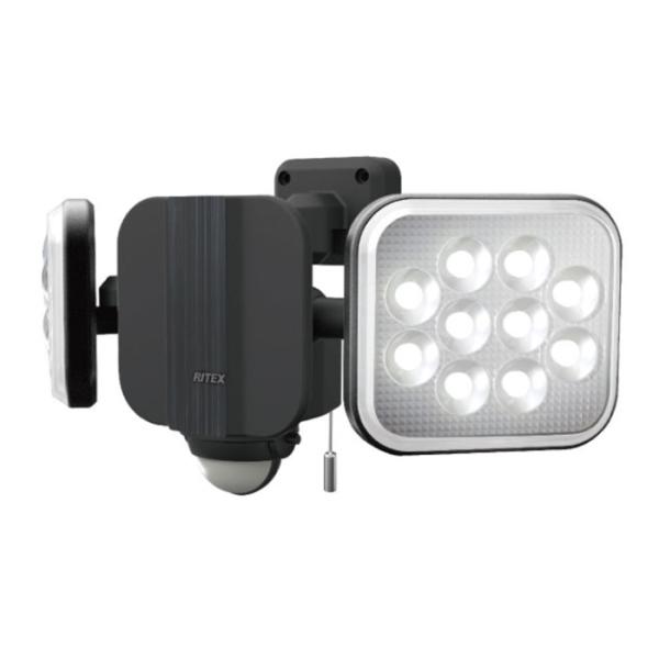 14W×2灯 フリーアーム式LEDセンサーライト 取寄品 ムサシ LED-AC2028