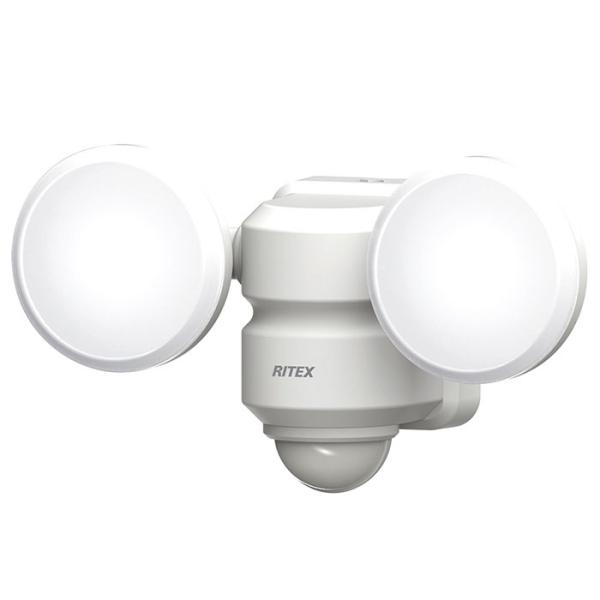 5W×2灯 LEDセンサーライト 広範囲タイプ 取寄品 ムサシ LED-AC206