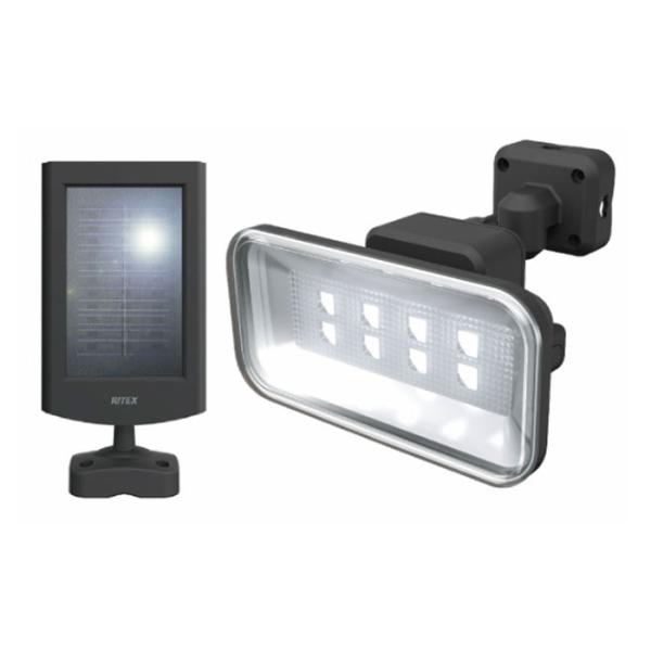 5Wワイドフリーアーム式LEDソーラーセンサーライト 取寄品 ムサシ S-50L