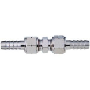 ホース継手 中間ニップル付 ねじ径G3／8×ホース口外径10.5mm 新潟精機 H-239