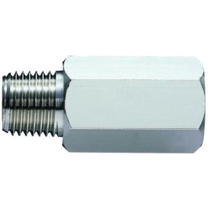 延長ニップル 同径 テーパーめねじ用×テーパーおねじ用 ねじ径R1／4×Rc1／4 新潟精機 N-4...