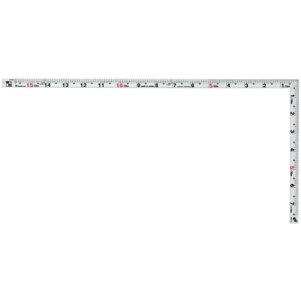 シルバー曲尺 紫龍 快段 1尺5寸 取寄品 新潟精機 SC-15SKD