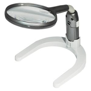 LEDライト付スタンドルーペ TSK TS-8